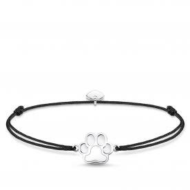 Thomas Sabo Szürke textil karkötő ezüst tappanccsal LS123-173-5-L20
