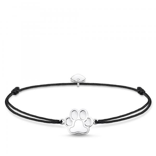 Thomas Sabo Szürke textil karkötő ezüst tappanccsal LS123-173-5-L20