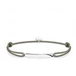 Thomas Sabo Szürke textil karkötő klasszikus LS057-173-5-L22