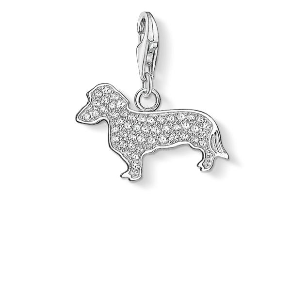 Thomas Sabo Tacskó ezüst charm cirkóniával 1098-051-14