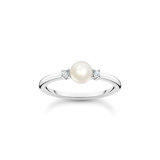 Thomas Sabo Tenyésztett gyöngy gyűrű cirkóniával 