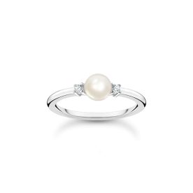 Thomas Sabo Tenyésztett gyöngy gyűrű cirkóniával 