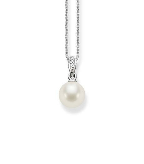 Thomas Sabo Tenyésztett gyöngy medál lánccal SCKE150060