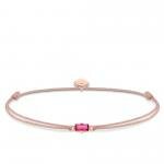 Thomas Sabo Textil karkötő bordó kővel LS0104-597-19-L20