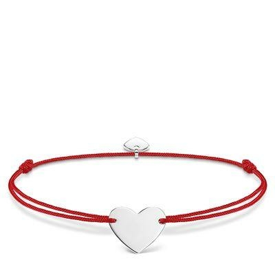 Thomas Sabo Textil karkötő gravírozható ezüst szívvel LS006-173-10-L20