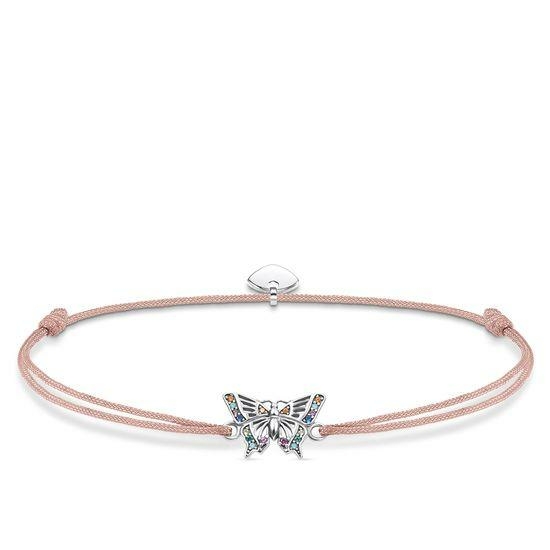 Thomas Sabo Textil karkötő pillangóval LS082-640-7-L20