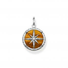 Thomas Sabo Tigrisszem és ezüst iránytű medál PE833-826-2