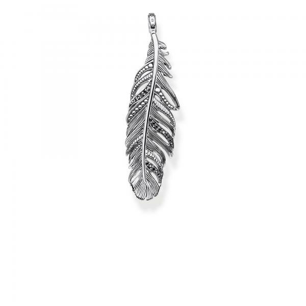 Thomas Sabo Toll ezüst medál fekete kövekkel PE884-643-11