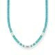 Thomas Sabo Türkiz és fehér achát nyaklánc KE2160-058-7-L38v