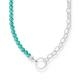 Thomas Sabo Türkiz láncos állítható charmtartós ezüst nyaklánc KE2188-404-17-L45V