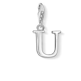 Thomas Sabo U betű ezüst charm 0195-001-12