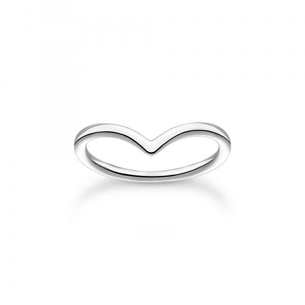 Thomas Sabo V formájú ezüst gyűrű 
