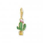 Thomas Sabo Virágzó kaktusz aranyozott ezüst charm 1928-471-7