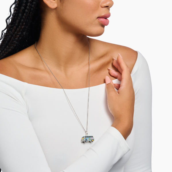 Thomas Sabo Volkswagen hippi busz ezüst medál PE979-664-7