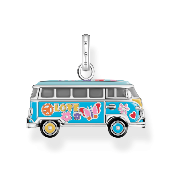 Thomas Sabo Volkswagen hippi busz ezüst medál PE979-664-7