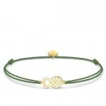Thomas Sabo Zöld textil karkötő ananásszal LS110-413-6-L20