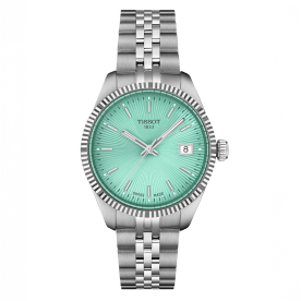 Tissot Ballade türkiz számlapos női óra T1562101109100