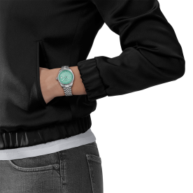 Tissot Ballade türkiz számlapos női óra T1562101109100