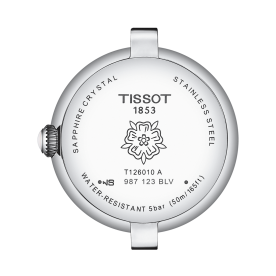 Tissot Belissima kék számlapos ezüst női karóra T1260101113300