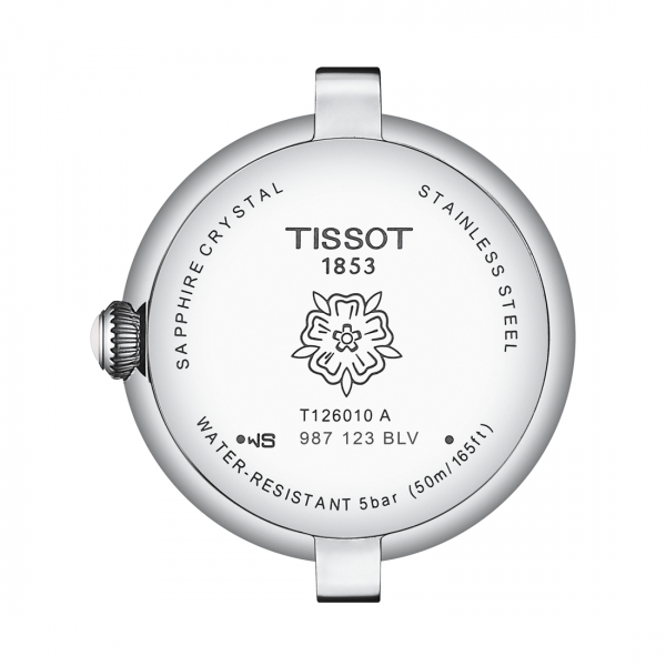 Tissot Belissima kék számlapos ezüst női karóra T1260101113300