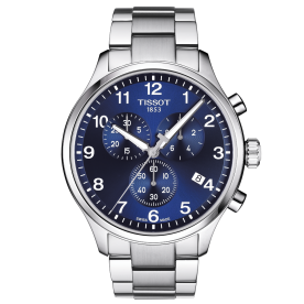 Tissot Chrono XL classic kék számlapos férfi óra T1166171104701