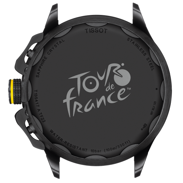 Tissot Cycling Chronograph Tour de France 2022 Special Edition fekete karóra T1354173705100
