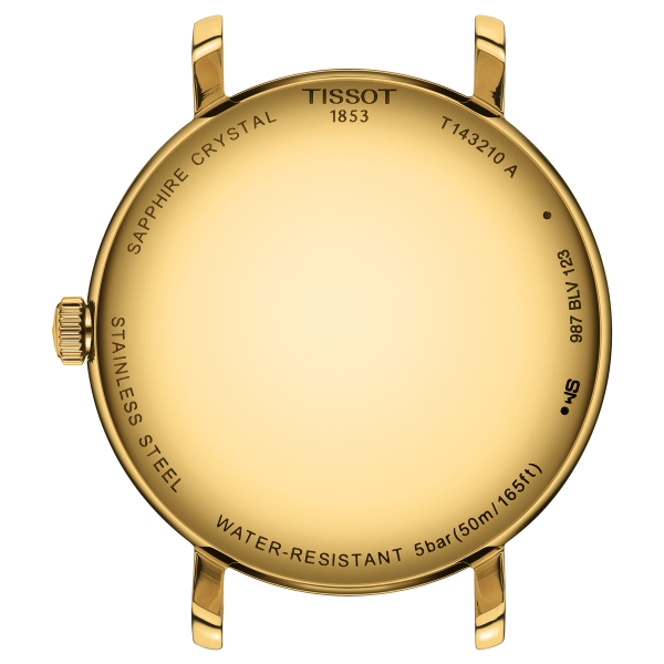 Tissot Everytime arany színű mesh szíjas női karóra T1432103302100