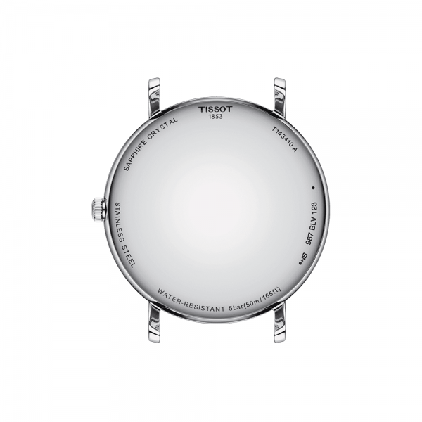 Tissot Everytime kék számlapos férfi óra T1434101104100