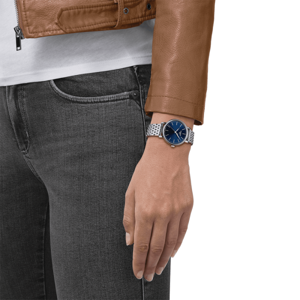 Tissot Everytime kék számlapos női óra T1432101104100