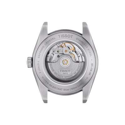 Tissot Gentleman powermatic 80 silicium kék számlapos férfi óra T1274071104100