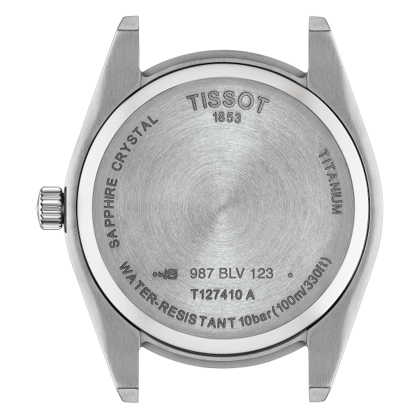 Tissot Gentleman titánium quartz férfi óra T1274104408100