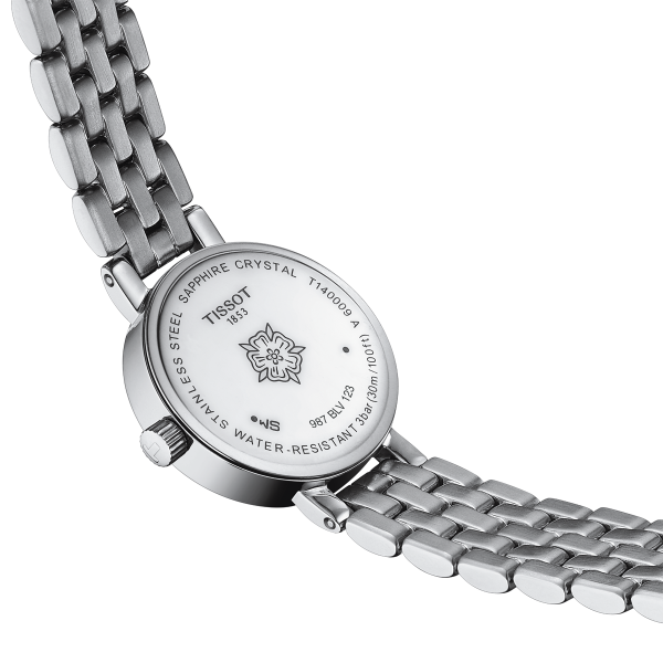 Tissot Lovely Round csiszolt üveges női karóra T1400091111100