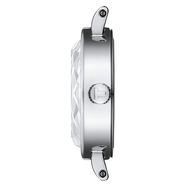 Tissot Lovely Round csiszolt üveges női karóra T1400091111100