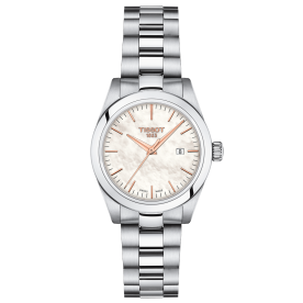 Tissot My lady ezüst színű női óra rozé mutatókkal T1320101111100