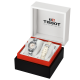Tissot My lady ezüst színű női óra rozé mutatókkal T1320101111100