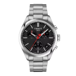 Tissot PR 100 'Vuelta' fekete chronograph férfi karóra  T1504171105101
