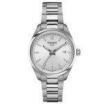 Tissot PR 100 ezüst számlapos quartz női karóra T1502101103100