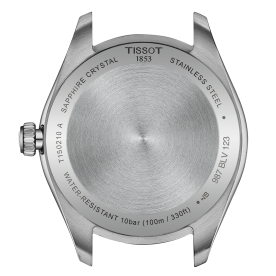 Tissot PR 100 ezüst számlapos quartz női karóra T1502101103100
