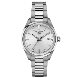 Tissot PR 100 ezüst számlapos quartz női karóra T1502101103100