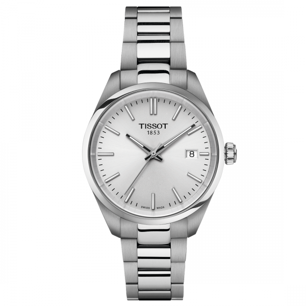 Tissot PR 100 ezüst számlapos quartz női karóra T1502101103100