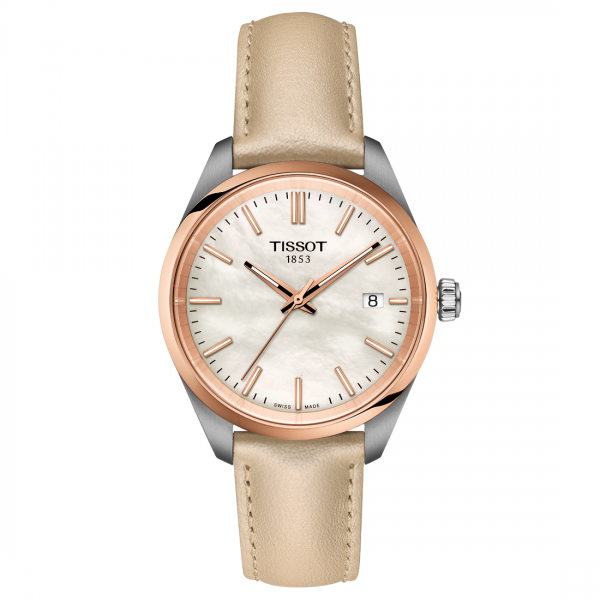Tissot PR 100 fehér gyöngyház számlapos quartz női karóra T1502102611100