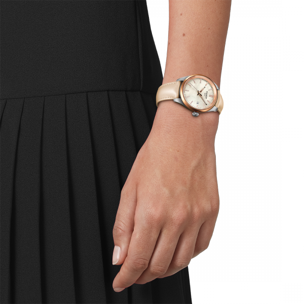 Tissot PR 100 fehér gyöngyház számlapos quartz női karóra T1502102611100