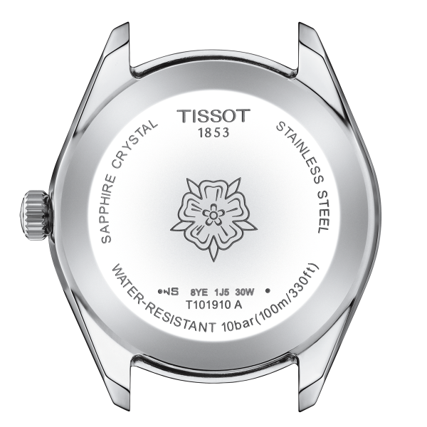Tissot PR 100 Lady Sport Chic ezüst színű női óra gyémántokkal T1019101111600