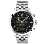 Tissot PRC 200 fekete számlapos chronograph férfi karóra T1144171105700