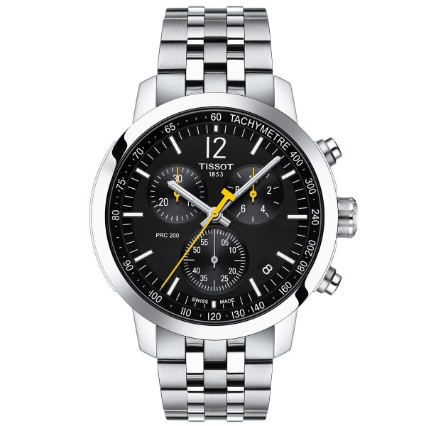 Tissot PRC 200 fekete számlapos chronograph férfi karóra T1144171105700