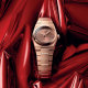 Tissot PRX gyémánt indexes rozé női quartz karóra T1370103350600