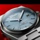 Tissot PRX Powermatic 80 'Ice Blue' kék férfi karóra T1374071135100