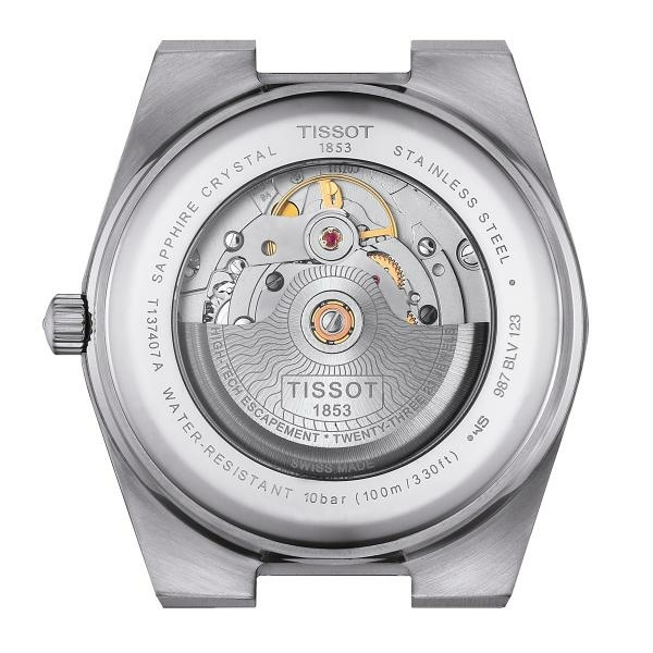 Tissot PRX Powermatic 80 'Ice Blue' kék férfi karóra T1374071135100