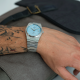 Tissot PRX Powermatic 80 'Ice Blue' kék férfi karóra T1374071135100