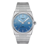 Tissot PRX Powermatic 80 kék színátmenetes számlapos automata férfi óra T1374071135101